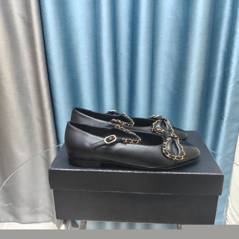 Ch*el flat shoes